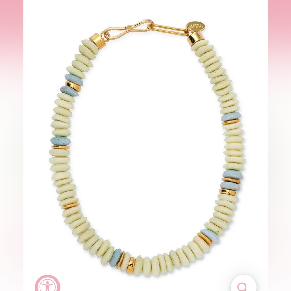 NWOT Lizzie Fortunato Laguna necklace in white